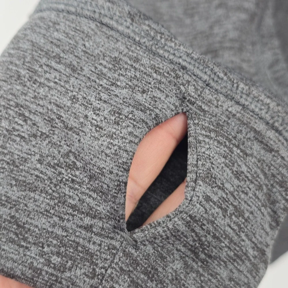 Nike Therma-FIT Jacket Womens Large Full Zip Hoodie Gray Heather